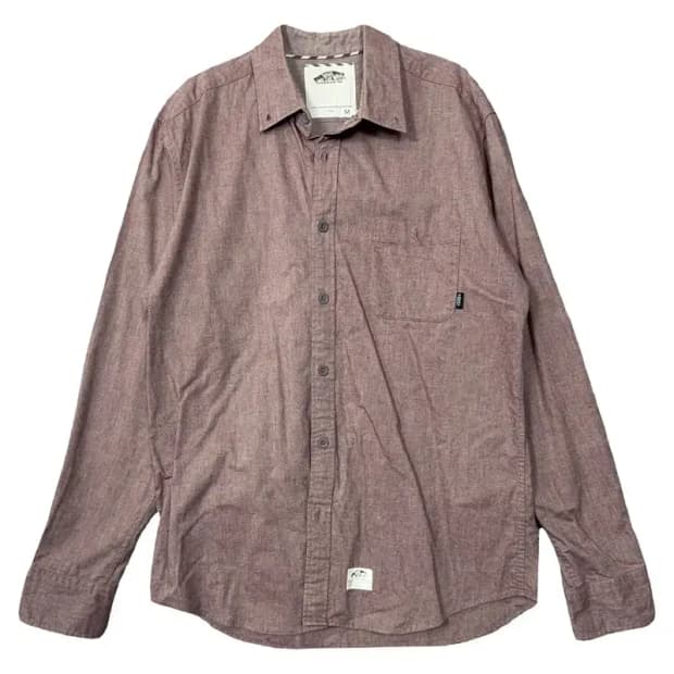 반스 브라운 빈티지 셔츠 M