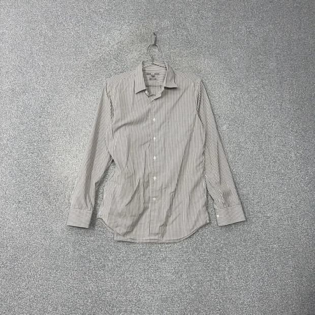 유니클로 스트라이프 슬림핏 셔츠 M