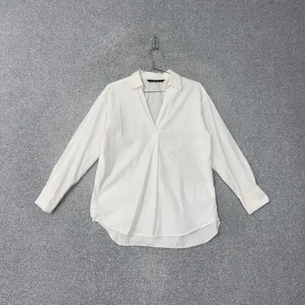 자라 화이트 셔츠 블라우스 S