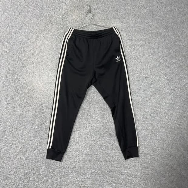 아디다스 로고 조거팬츠 M