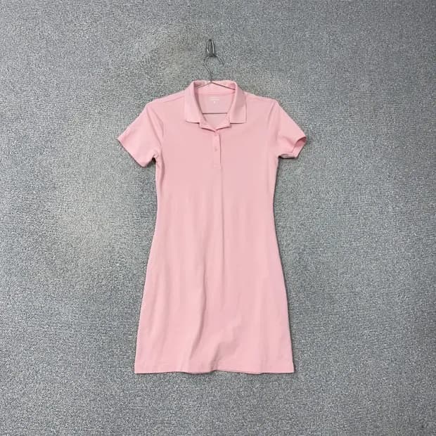 무신사스탠다드 연핑크 카라 원피스 S