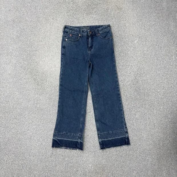 게스 로고 캐주얼 와이드 데님팬츠 24