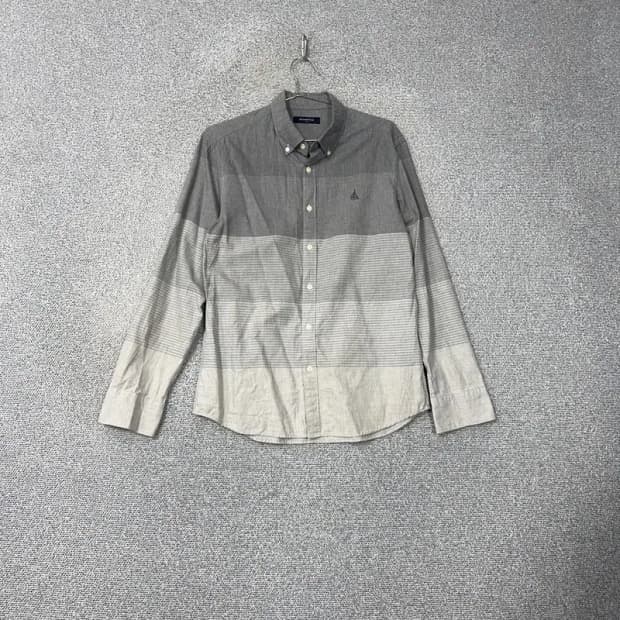 빈폴 로고 스트라이프 셔츠 100