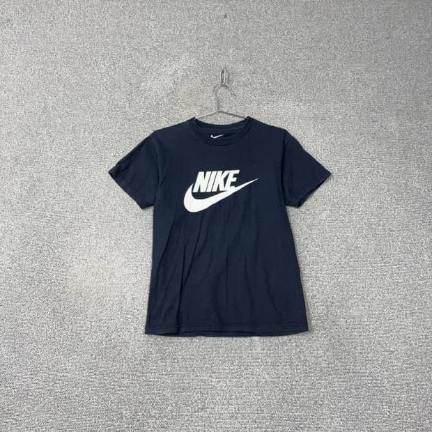 나이키 네이비 로고 여성 반팔티 S