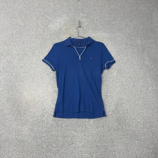 타미힐피거 브이넥 반팔 카라티 M