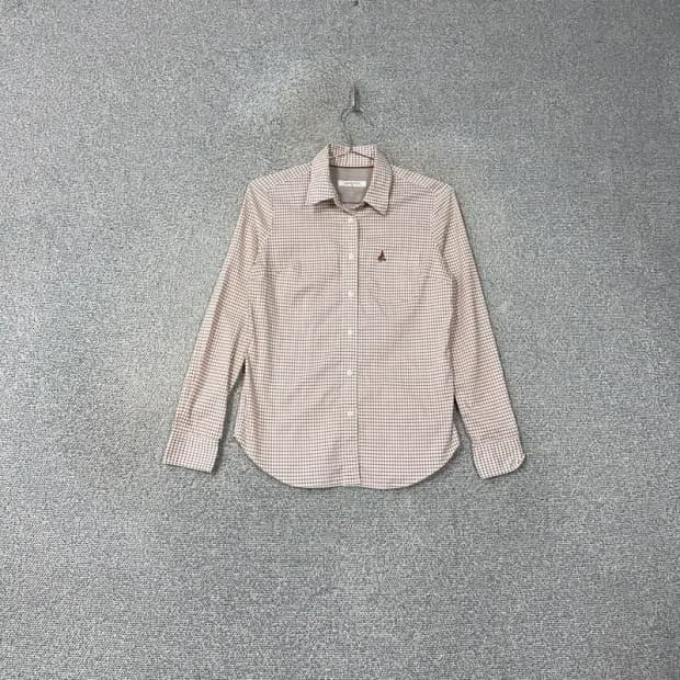 빈폴 캐주얼 로고 체크셔츠 95