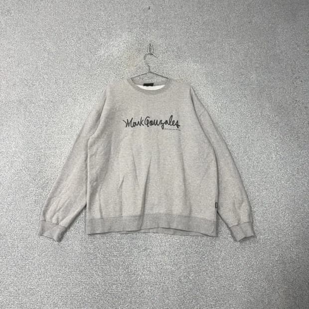 마크곤잘레스 레터링 로고 스웻셔츠 맨투맨 XL