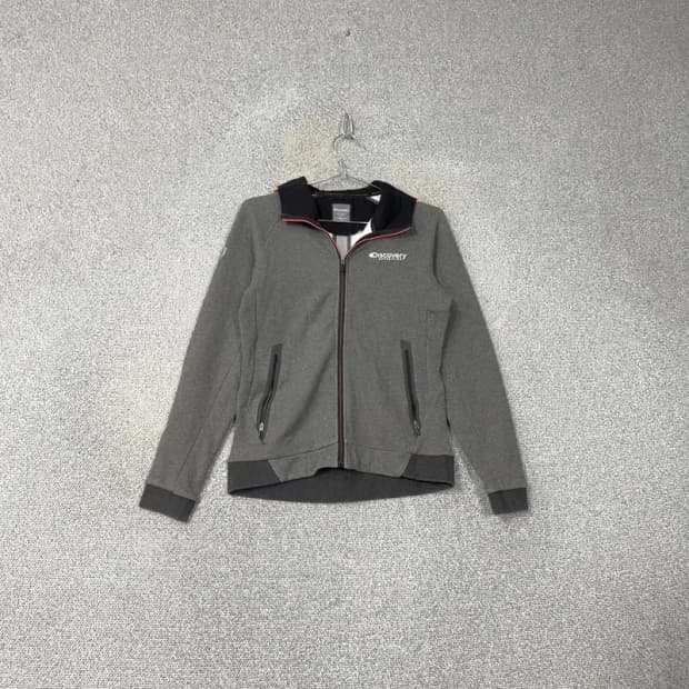 디스커버리 여성 기능성 그레이 후드집업 M