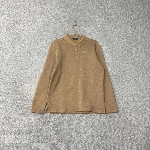 네파 베이지 로고 기모 남성 카라티 XL