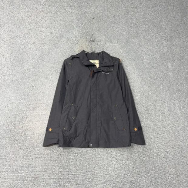 빈폴 아웃도어 로고 여성 그레이 기능성 바람막이 윈드자켓 90