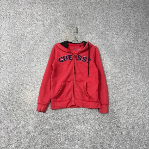 게스 스펠 로고 빈티지 여성 후드집업 S