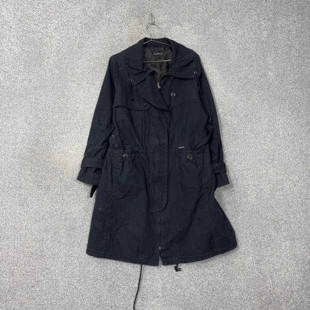 캘빈클라인 네이비 테크웨어 빈티지 트렌치 코트 L