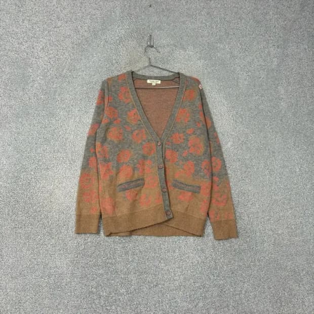 써스데이아일랜드 플라워 패턴 가디건 85
