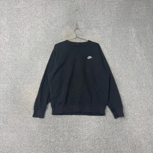 나이키 스우시 블랙 맨투맨 L