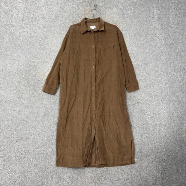 커버낫 코듀로이 브라운 원피스 M