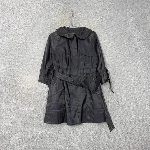 한섬 오즈세컨 여성 블랙 벨티드 코트 55