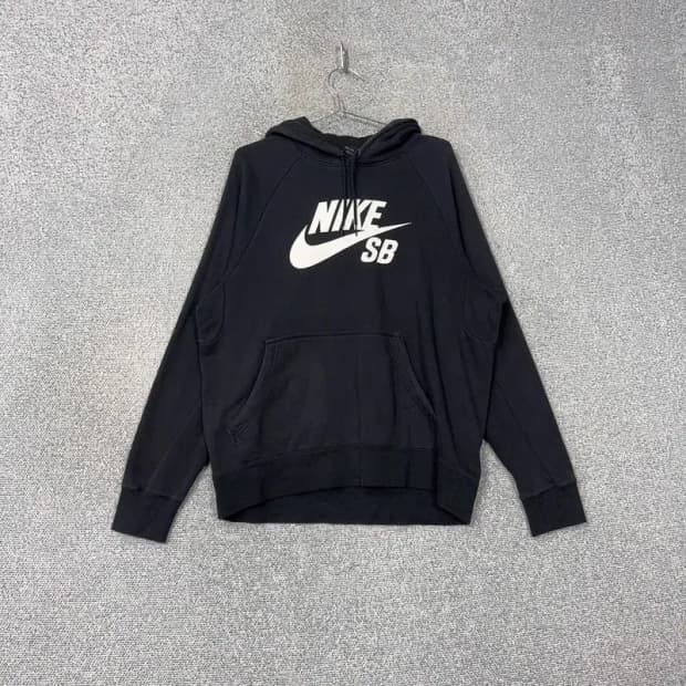 나이키 SB 프린팅 블랙 후드티 XXL