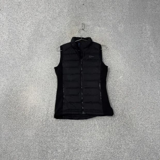 네파 블랙 구스 경량 패딩 조끼 90