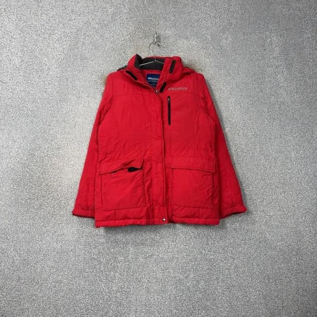 디스커버리 덕다운 레드 패딩 95