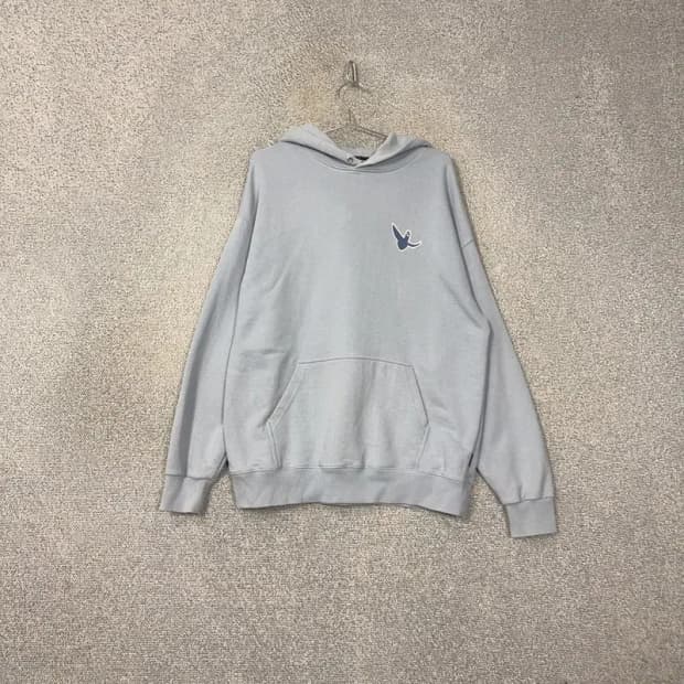 마크곤잘레스 로고 라이트 블루 후드티 M