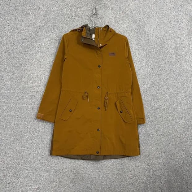 노스페이스 카멜 로고 코트 바람막이 M