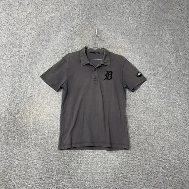 뉴에라 샌디에이고 로고 그레이 반팔 카라티 95