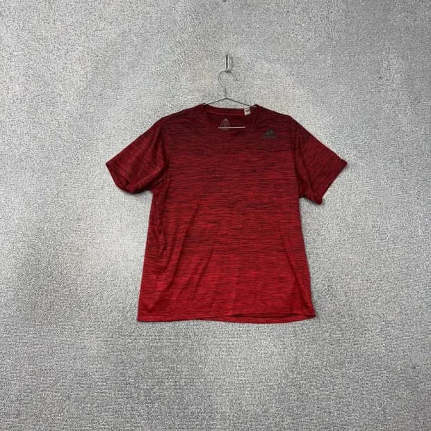 아디다스 레드 로고 남성 기능성 반팔티 2XL