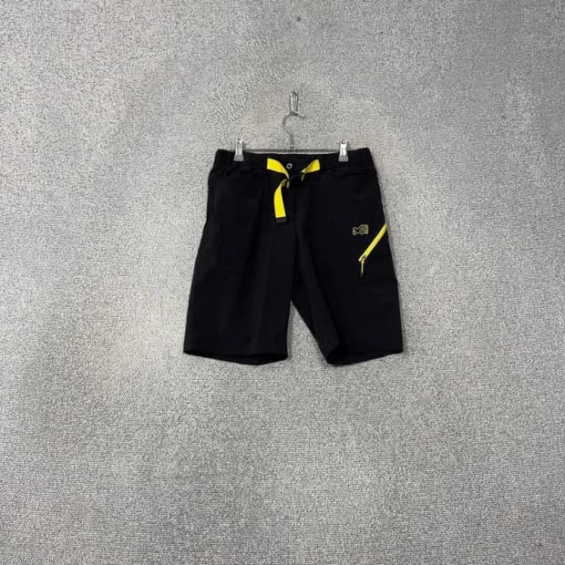 밀레 여성 블랙 등산 반바지 M