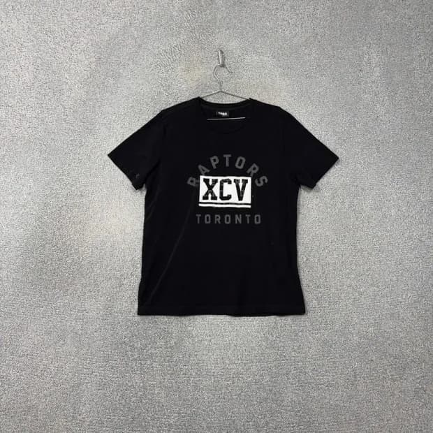 NBA 토론토 프린팅 블랙 반팔 티 XL