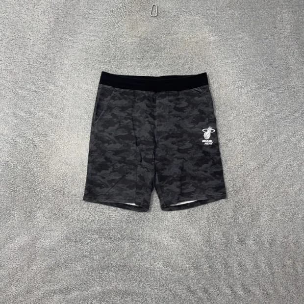 NBA 로고 밀리터리 패턴 코튼 반바지 34