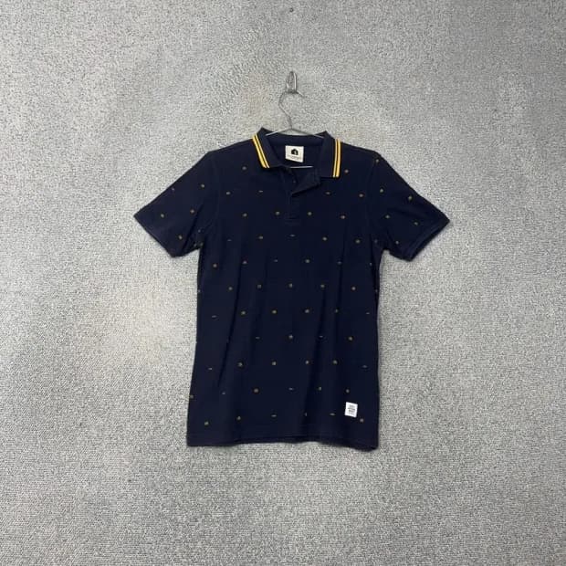 빈폴 네이비 도트 남성 반팔 카라티 95