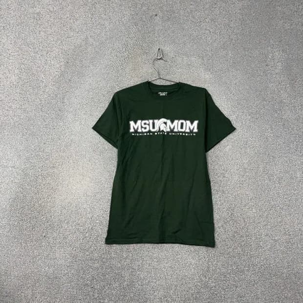 챔피온 프린팅 스펠 로고 그린 반팔 티 S