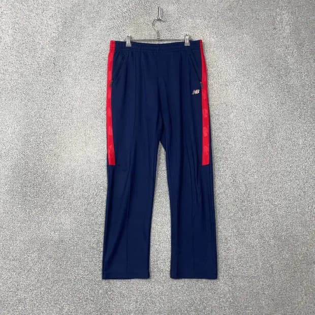뉴발란스 네이비 로고 기능성 트레이닝 팬츠 80
