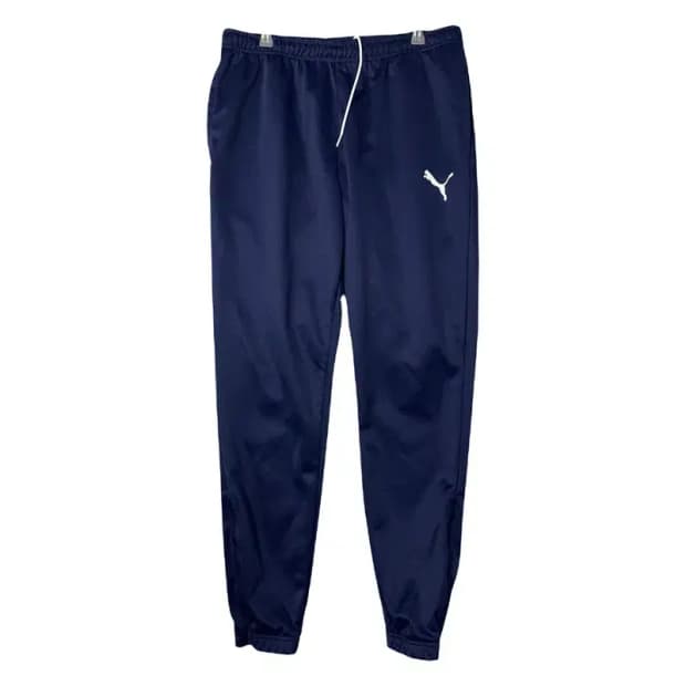 푸마 네이비 로고 기능성 조거팬츠 L