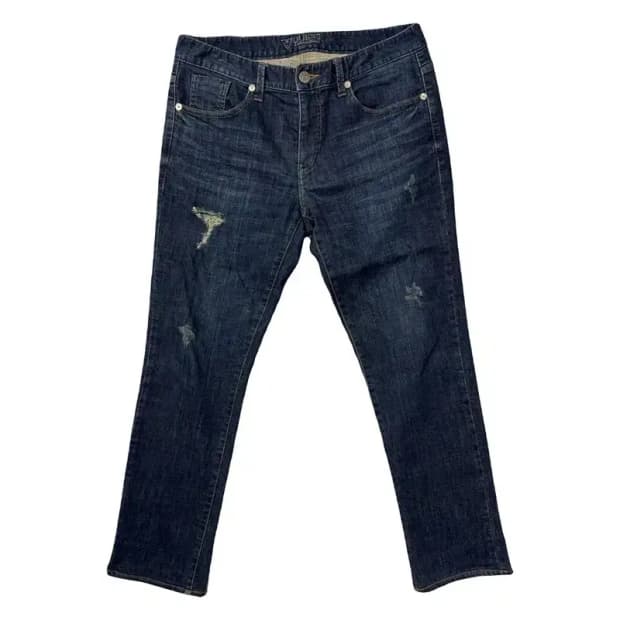 게스 실버 삼각 로고 캐주얼 청바지 80(32)