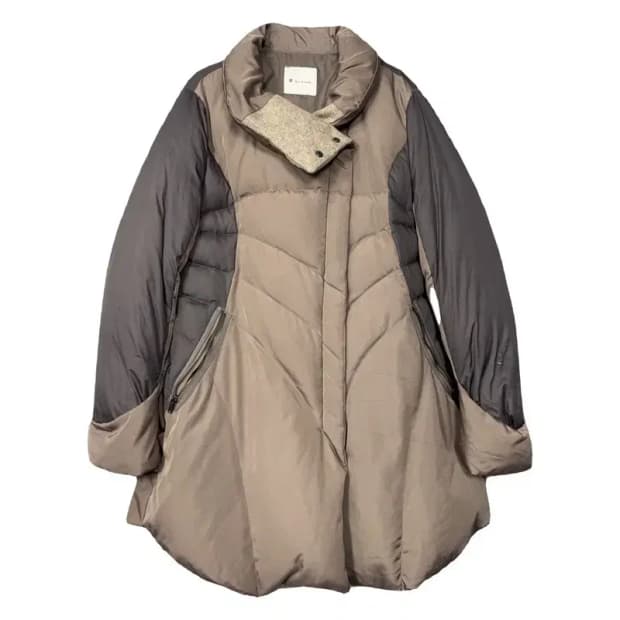 잇 미샤 베이지 덕다운 여성 캐주얼 패딩 F