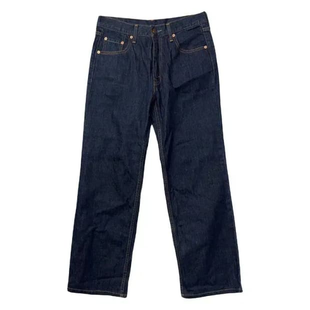 리바이스 오렌지 탭 진청 생지 청바지 W78 L86