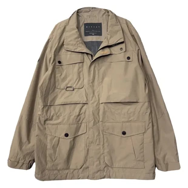 밀레 베이지 사파리 남성 바람막이 윈드자켓 100