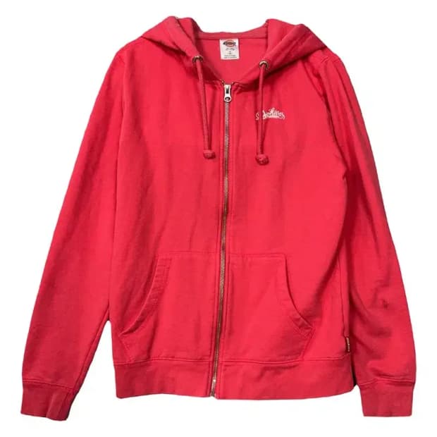 디키즈 레드 빈티지 로고 후드집업 M(95)