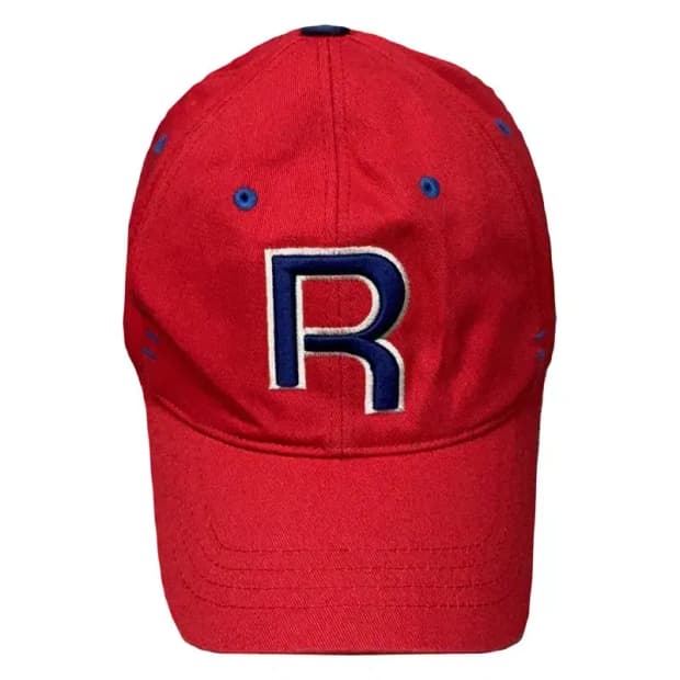 리복 로고 레드 볼캡 056