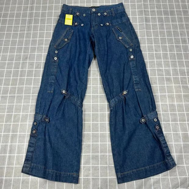 돌체앤가바나 유틸리티 버튼 데님 청바지 28