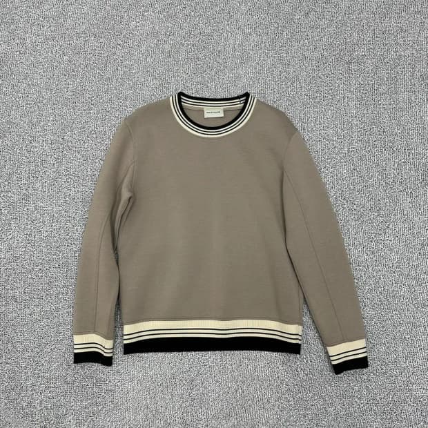 솔리드옴므 17ss 네오프렌 맨투맨 100