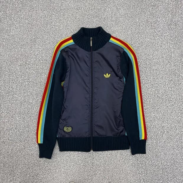 아디다스 레인보우 니트 트랙탑 M
