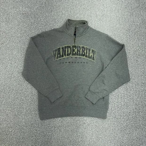 잔스포츠 빈티지 반집업 맨투맨 M