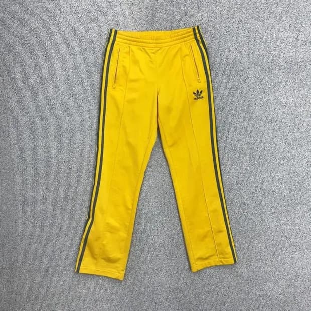아디다스 옐로우 트랙팬츠 85