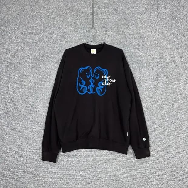 나이스 고스트 클럽 프린팅 맨투맨 L