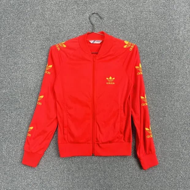 아디다스 멀티로고 블루종 저지 85