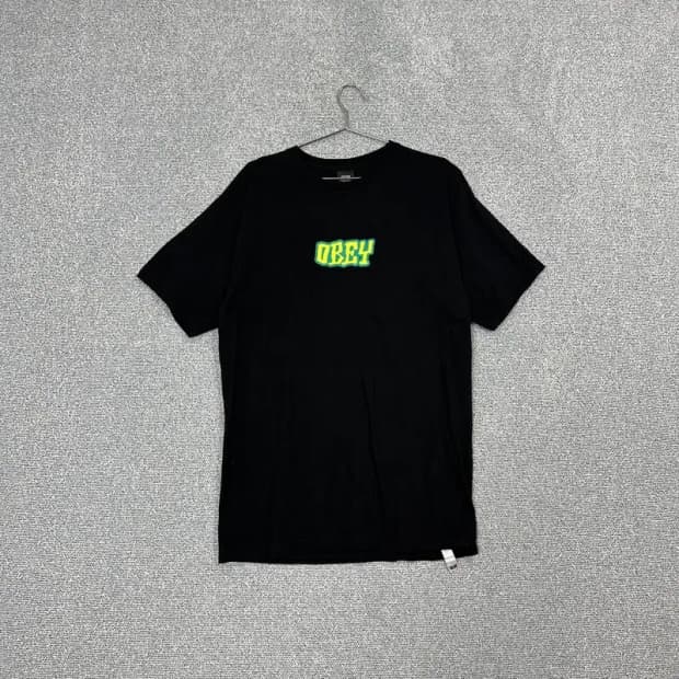 오베이 프린팅 반팔티 L