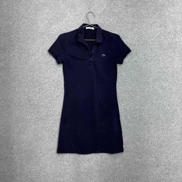 라코스테 여성 네이비 원피스 95