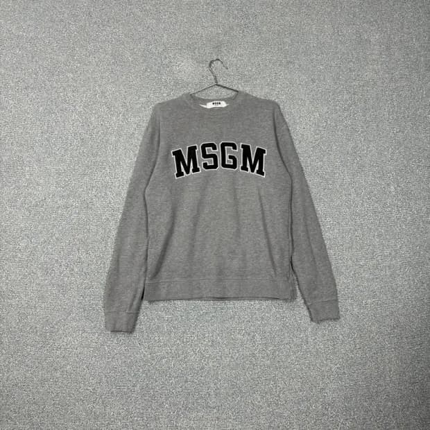 MSGM 로고 맨투맨 S